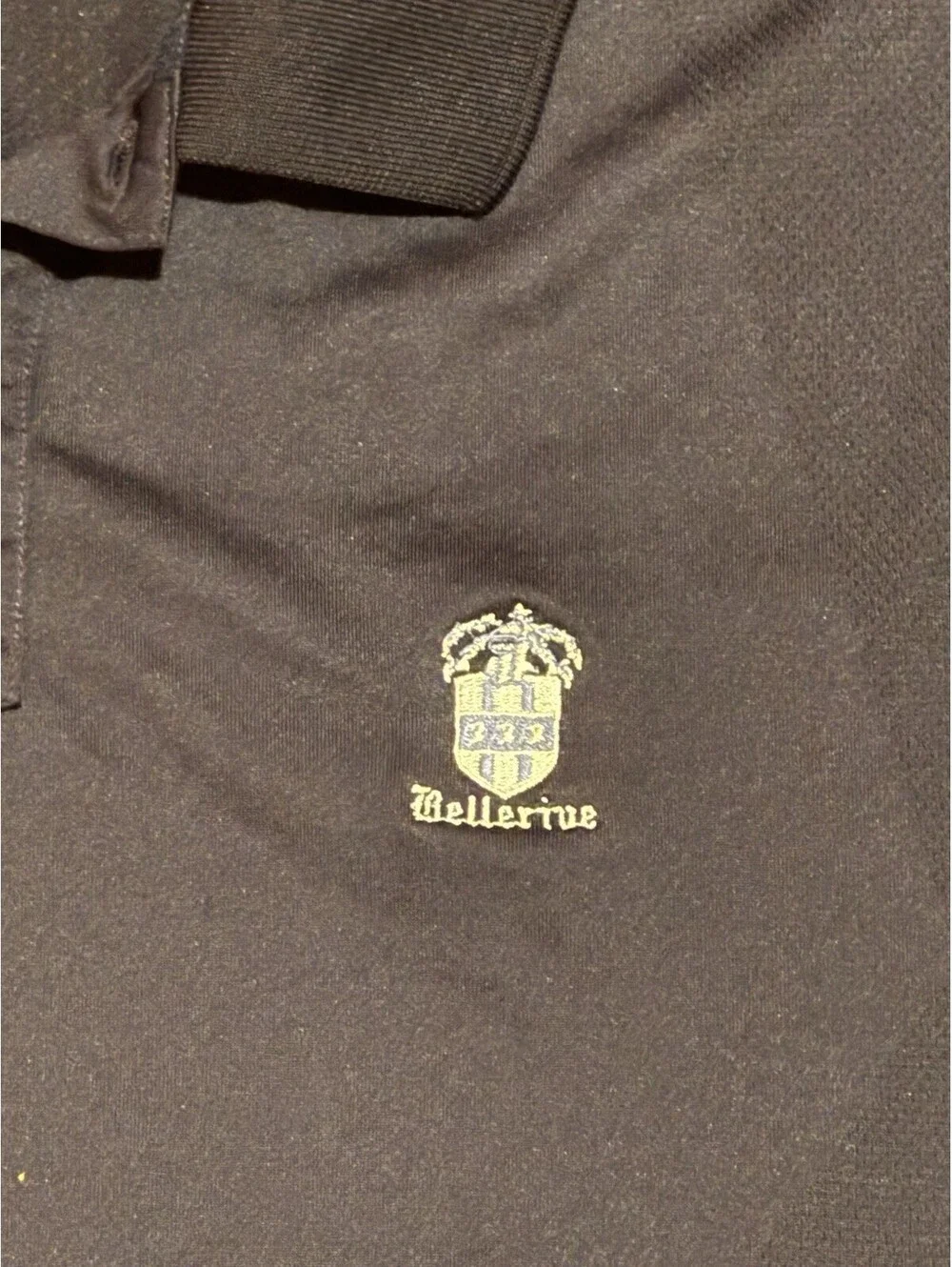 RLX Ralph Lauren Performance Golf Polo Shirt Mens XL Black Bellarive